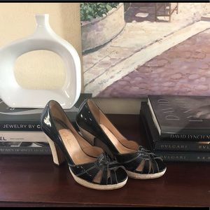 Cole Haan Charlize Air Pump black patent leather